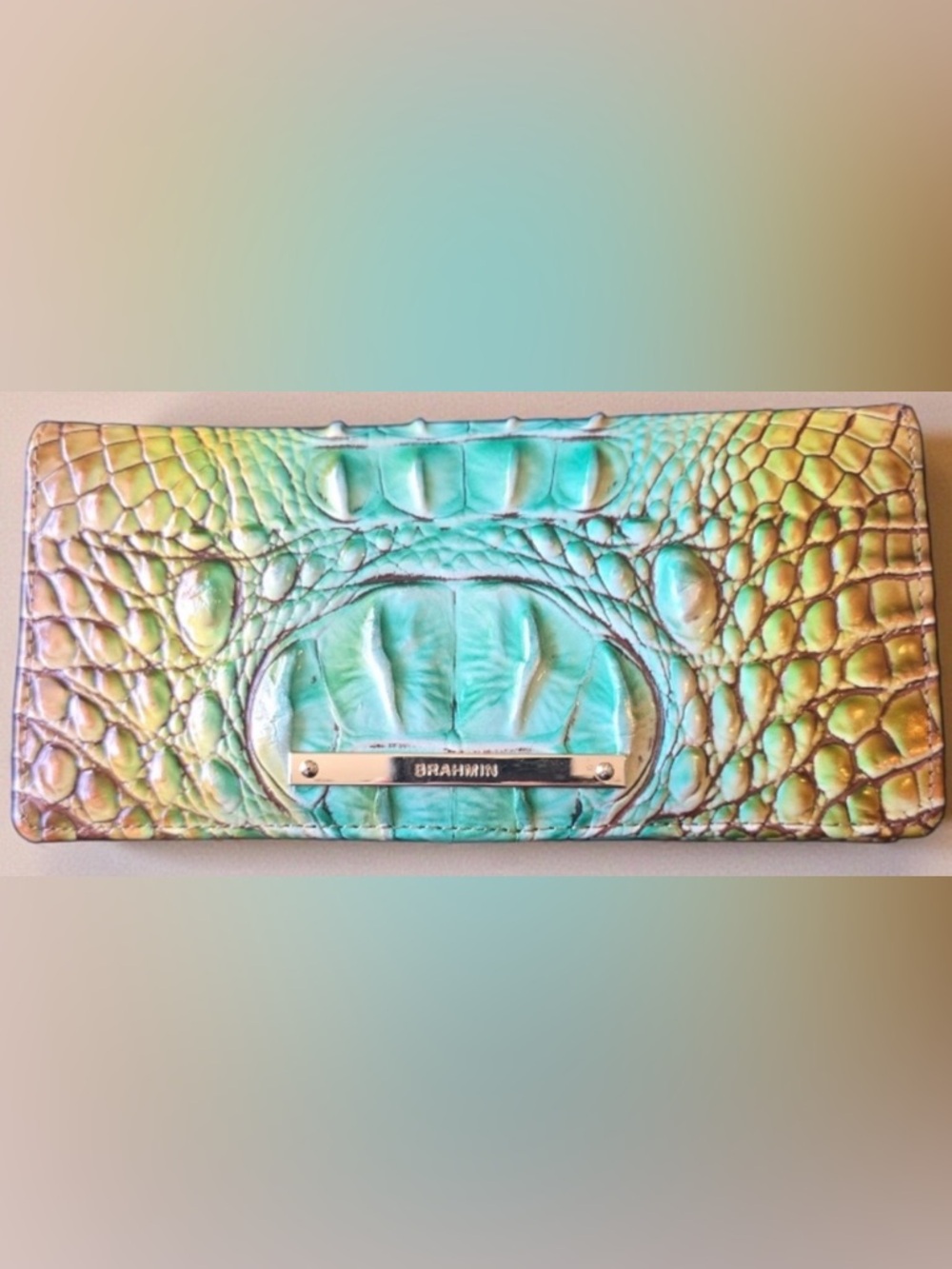 Brahmin Ady Crocodile Embossed Wallet
